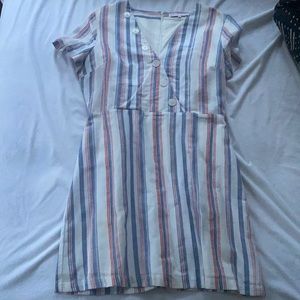 English factory striped dress